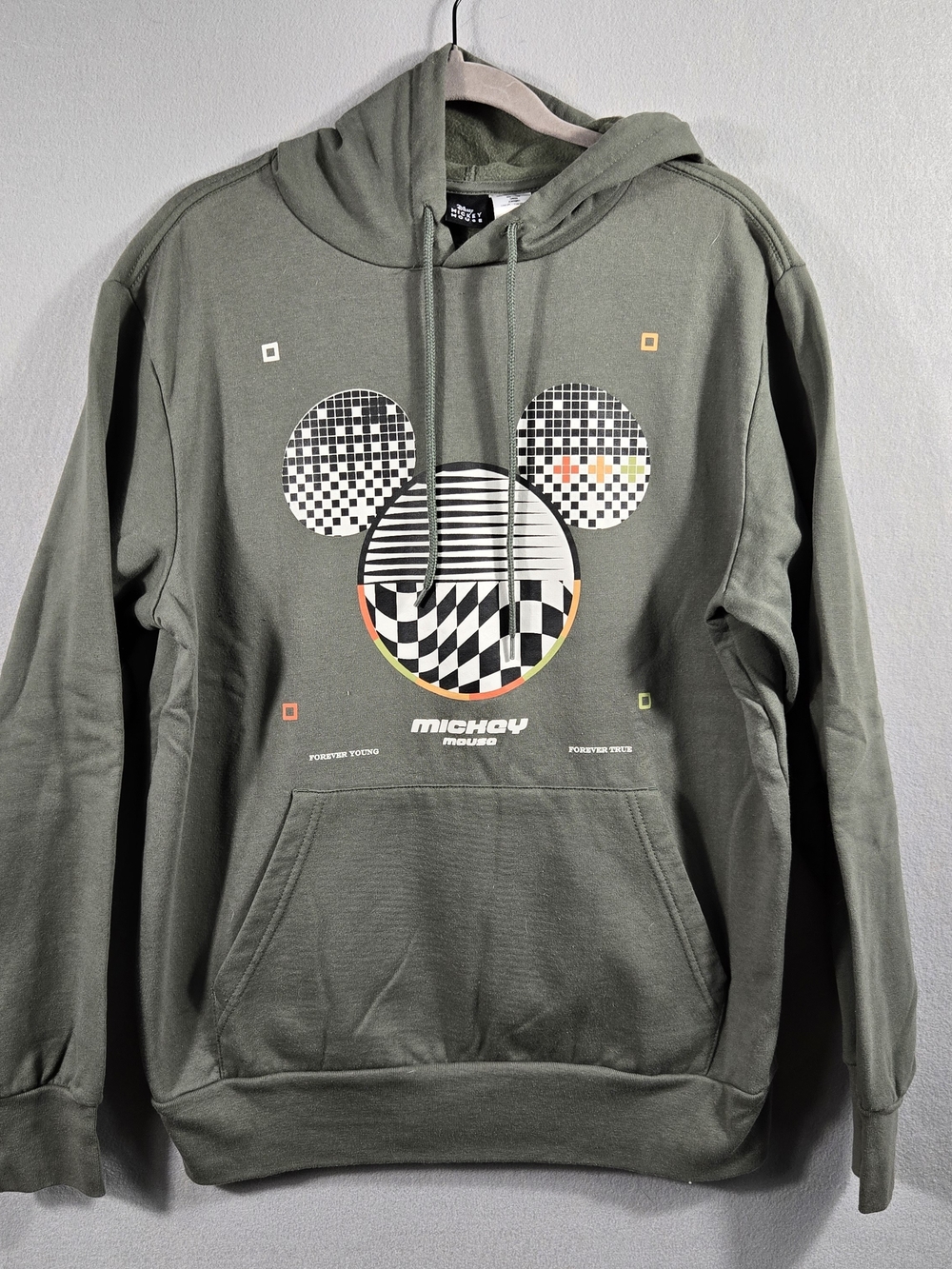 Disney Mickey Mouse Geometric "Forever Young" Hoodie